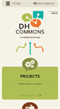 Mobile Screenshot of dhcommons.org